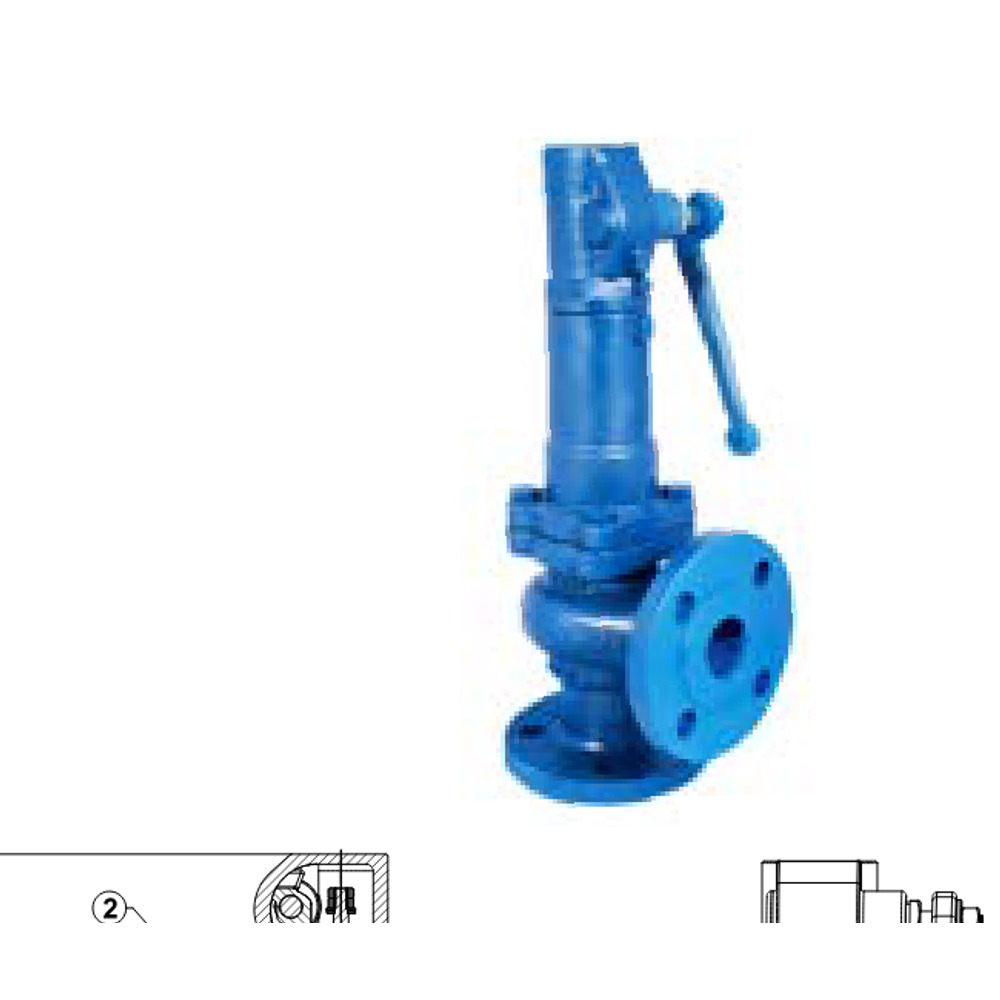 Oransal Kalkışlı Emniyet Ventili (Yaylı, PN16, T-1510 / T-1515)